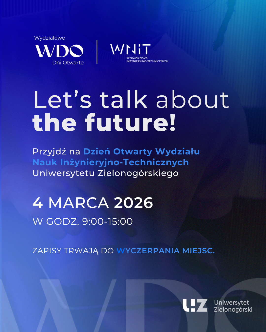 Zapraszamy na Dni Otwarte WNIT UZ