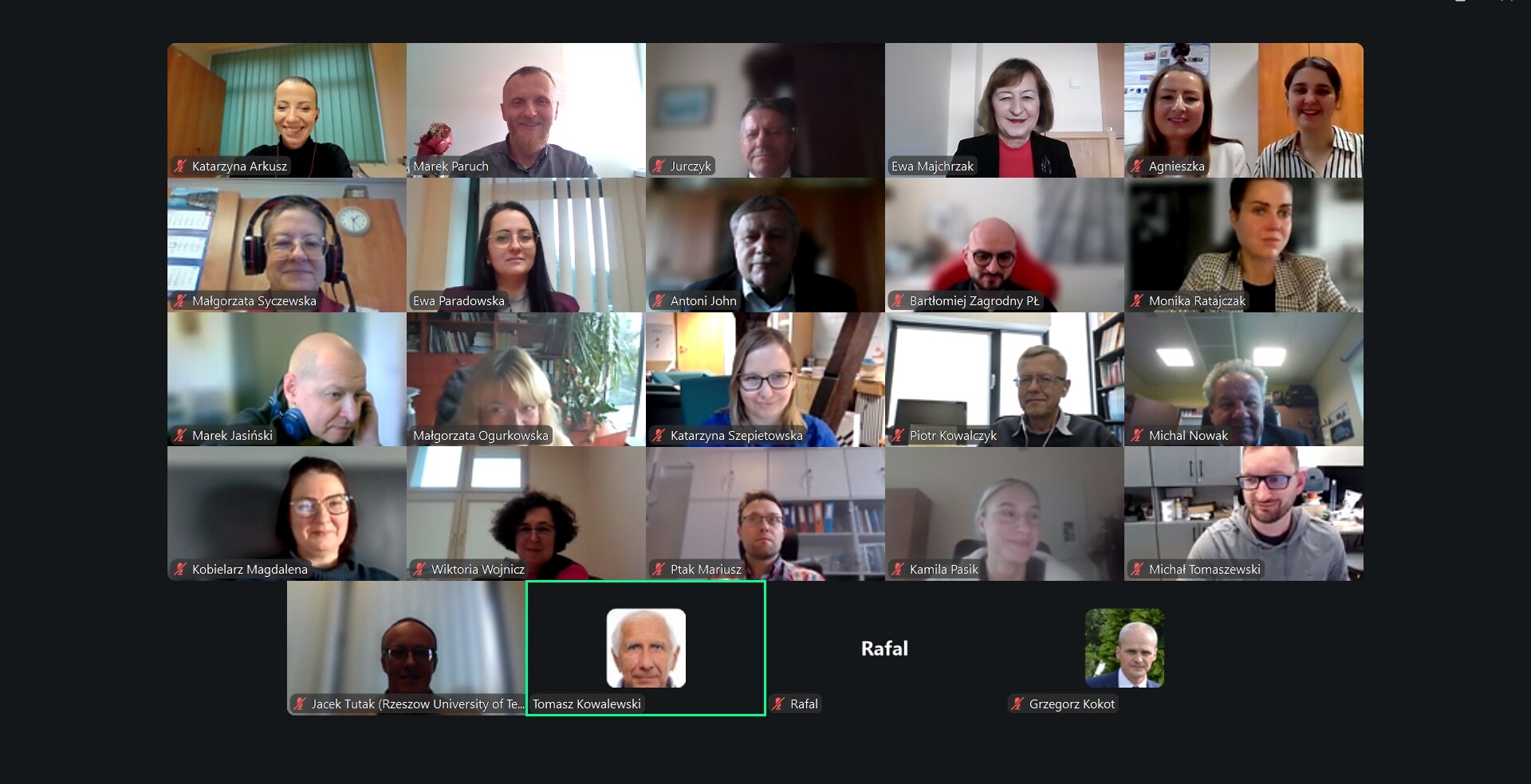 Udział w posiedzeniu Sekcji Biomechaniki Komitetu Mechaniki Polskiej Akademii Nauk.